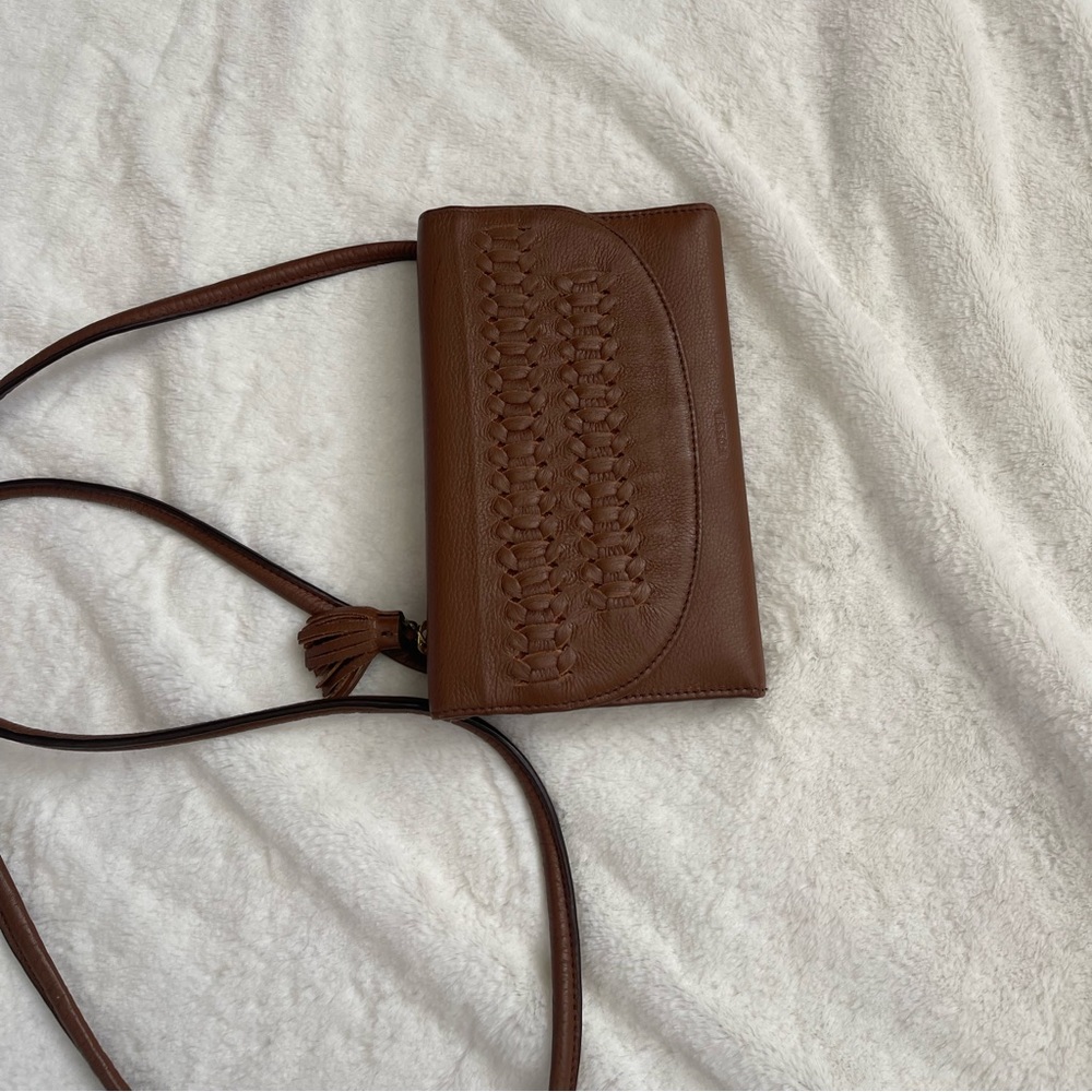 EUC Fossil Sophia Wallet Crossbody Bag - Picture 6 of 8